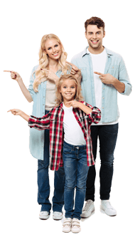 Happy family after getting parenting tips and parenting counselling from Mindsight Clinic