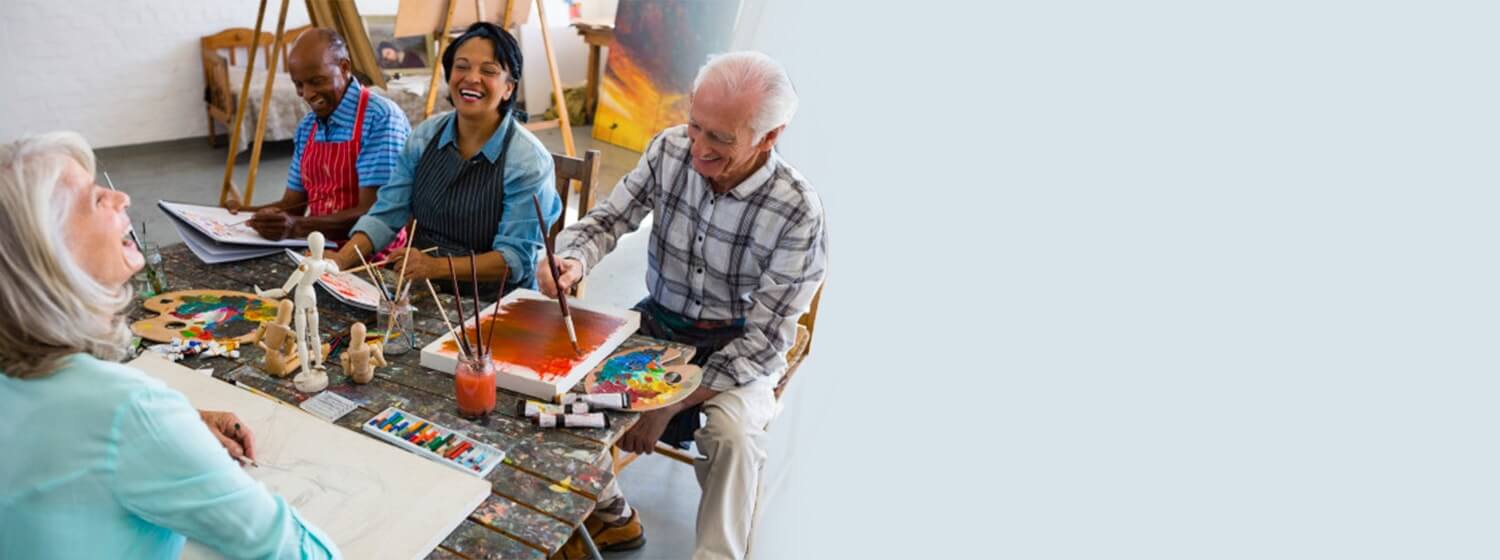 Art Therapy course cover promoting creative expression for emotional healing.