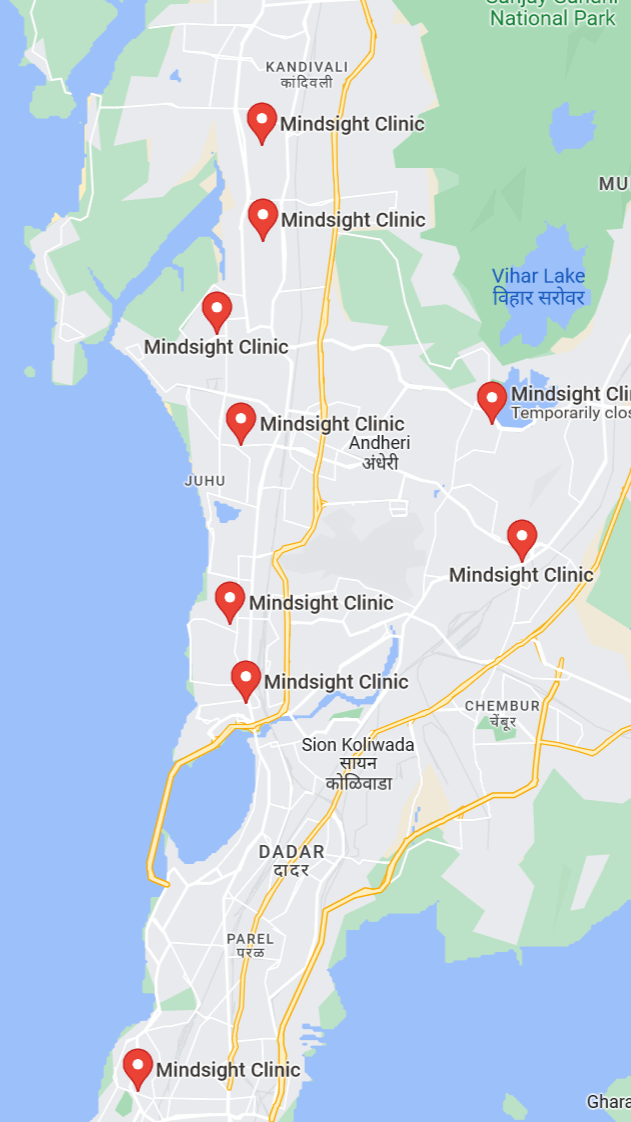 10 centers across mumbai providing psychological and counselling help to everyone