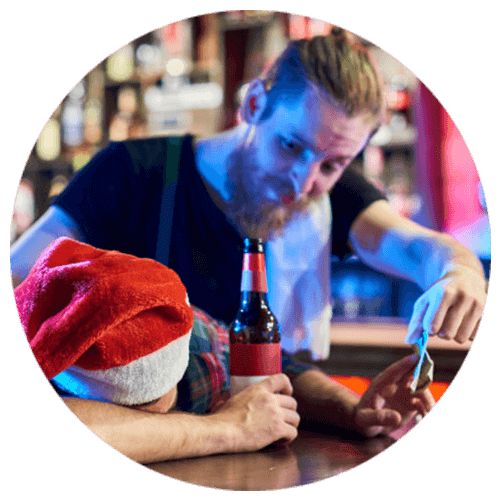 Man addicted to alcohol feeling helplesness in need of De addiction therapy