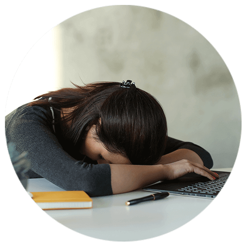 Student with severe depression lacking in interest in routine activities