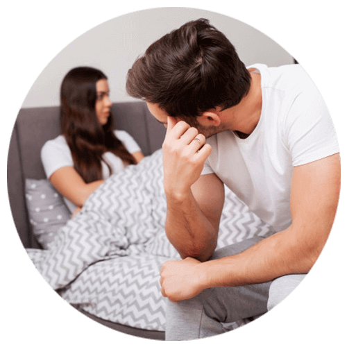 Couple facing lack of interest in need of Relationship Counselling