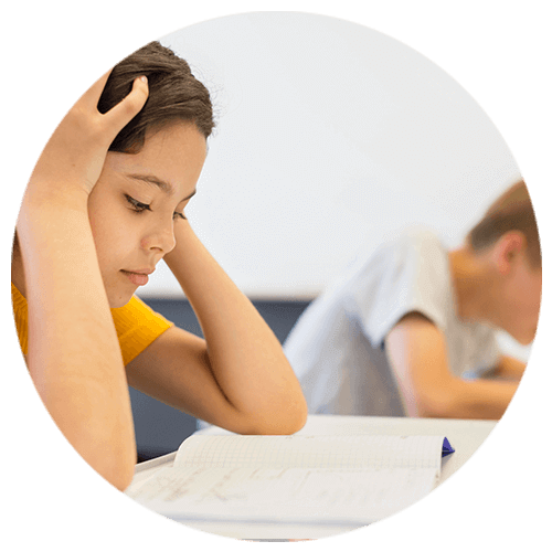 Student facing difficulty in school while doing activites in need of psychological testing